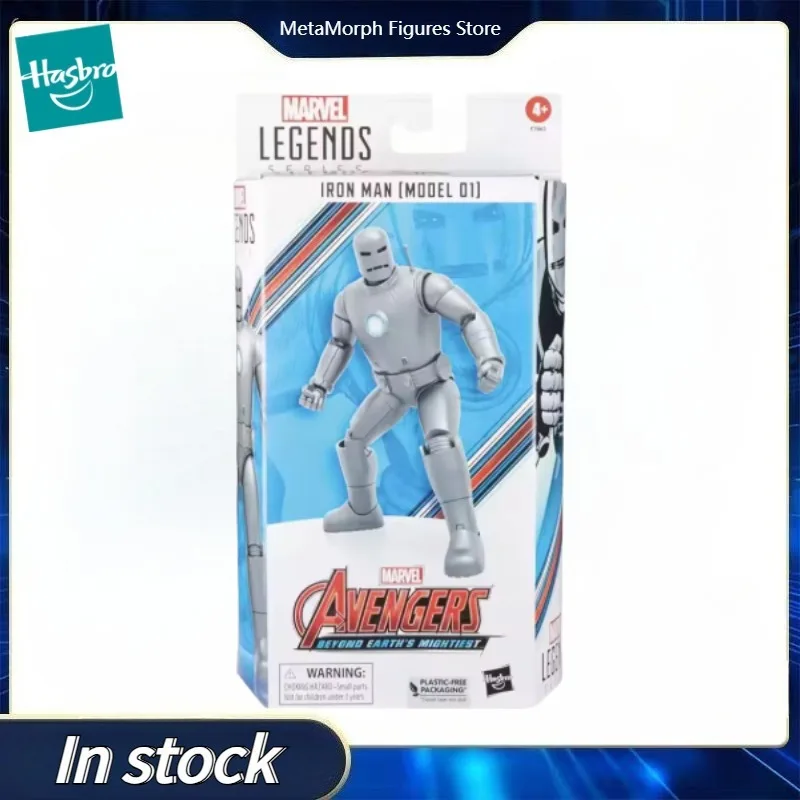 

Original Hasbro Marvel Legends Series IRON MAN [MOOEL O1] Anime Figure Toys Collection Ornaments