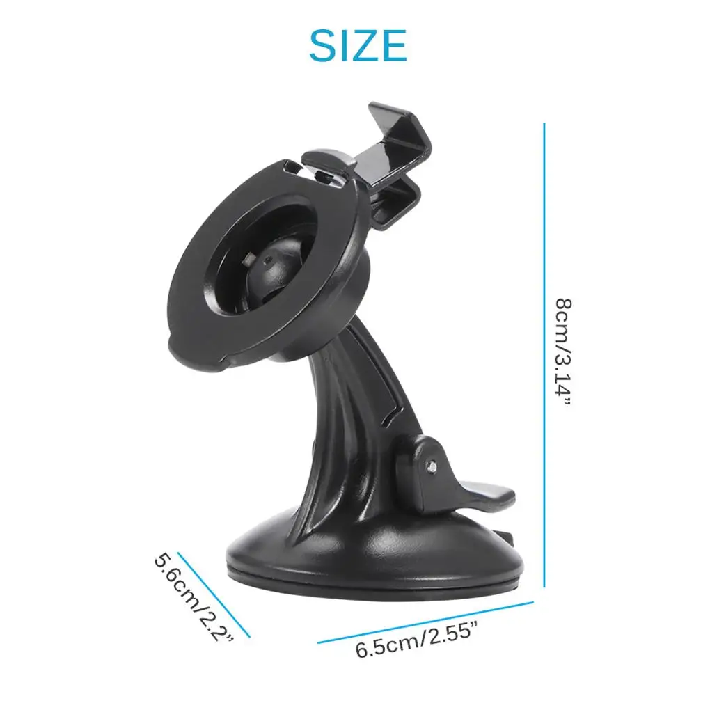 자동차 마운트 거치대 블랙 베이스 클립 GPS 브래킷, 강력한 흡입 자동 네비게이션 스탠드 교체, 2497LMT 2557LMT