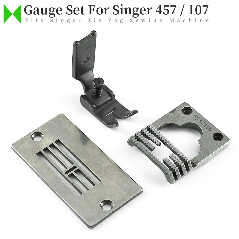 503733N + 503734N + 210569 Regular Gauge Set For Singer 457G, 457W, 107G, 107W, JUKI LZ-2280N, LZ-2284N Zig Zag Sewing Machines