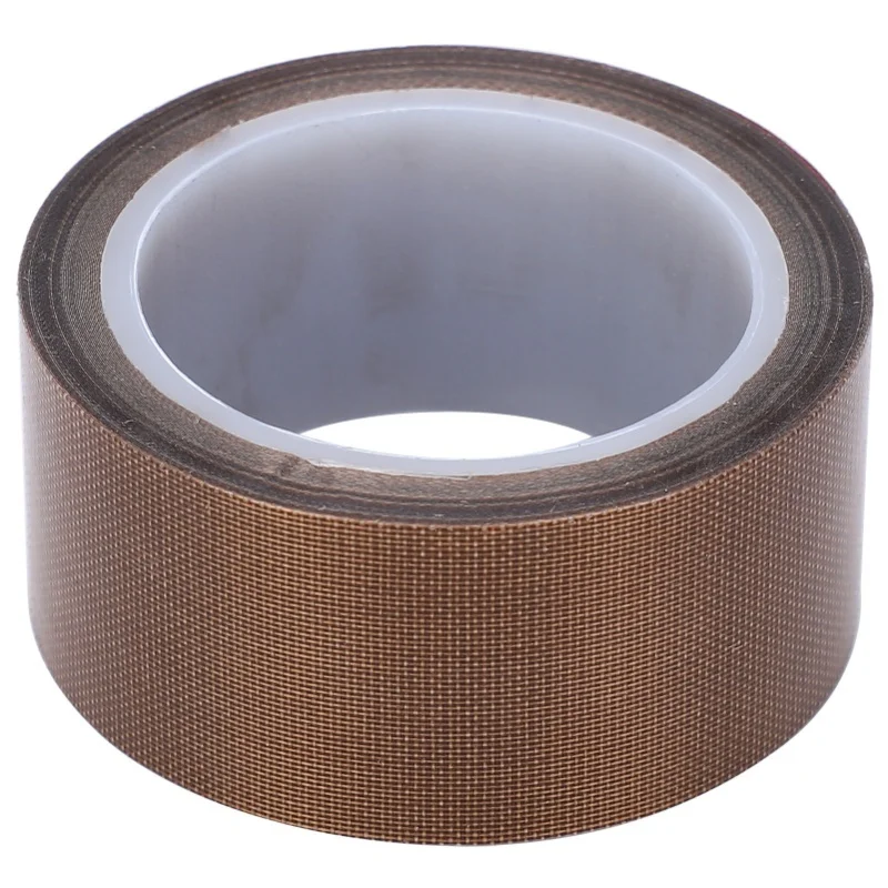 

PTFE Tape High Temperature Cloth Insulation Adhesive Roll Vacuum Sealing Machine Consumables0.13mm X 10m X 19mm&25mm&50mm