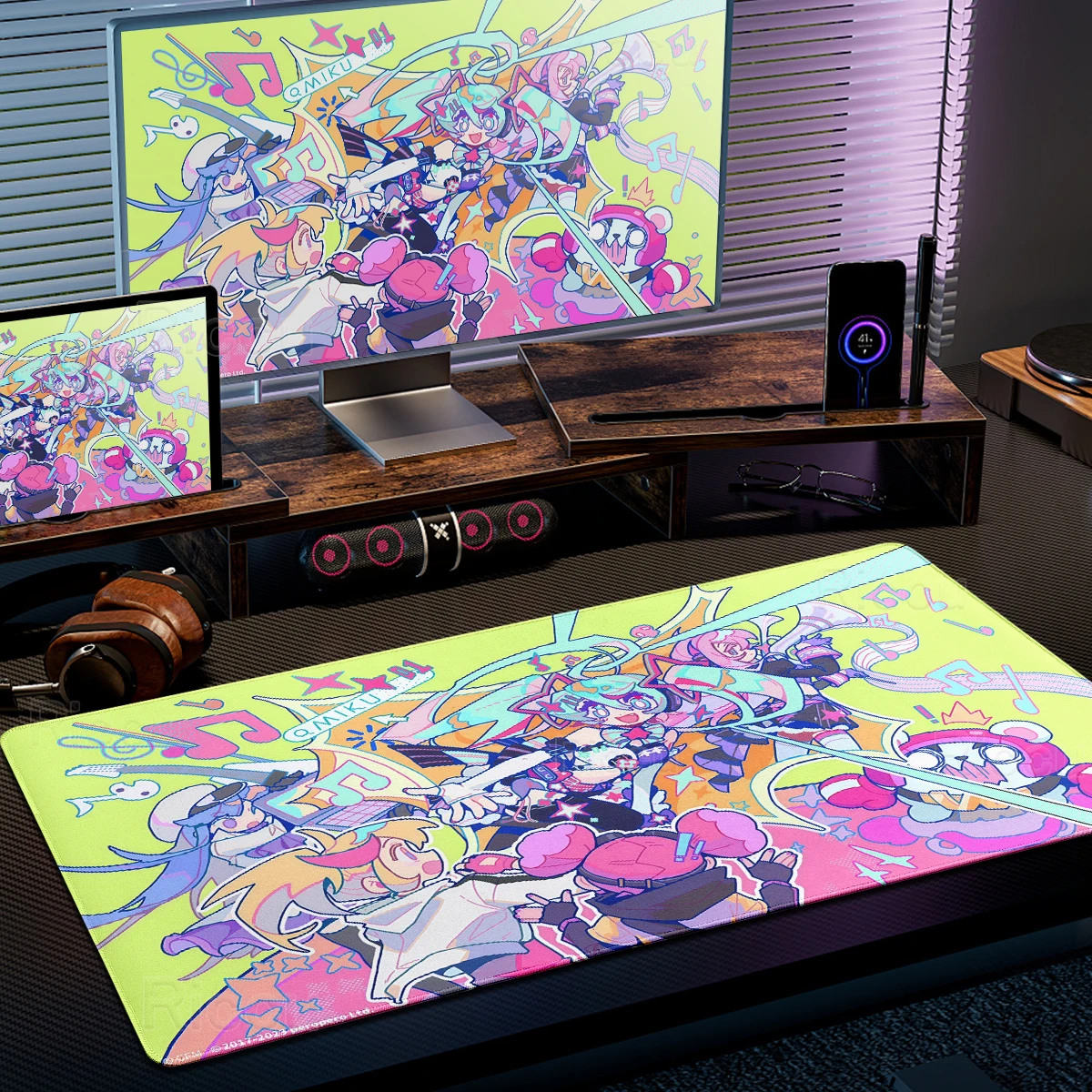 Large Size Muse Dash Pattern Anime Girl Mouse Pads Anti-slip Rubber PC Gaming Table Pads Computer Keyboard Carpet Aesthetics Rug