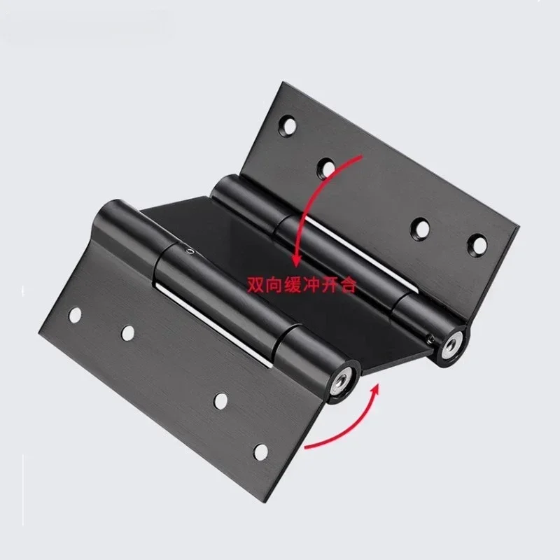 1 قطعة مخزنة داخل وخارج الباب التلقائي إغلاق اتجاهين كتم الربيع المفصلي سميكة الفولاذ المقاوم للصدأ باب مزدوج المفصلي #3