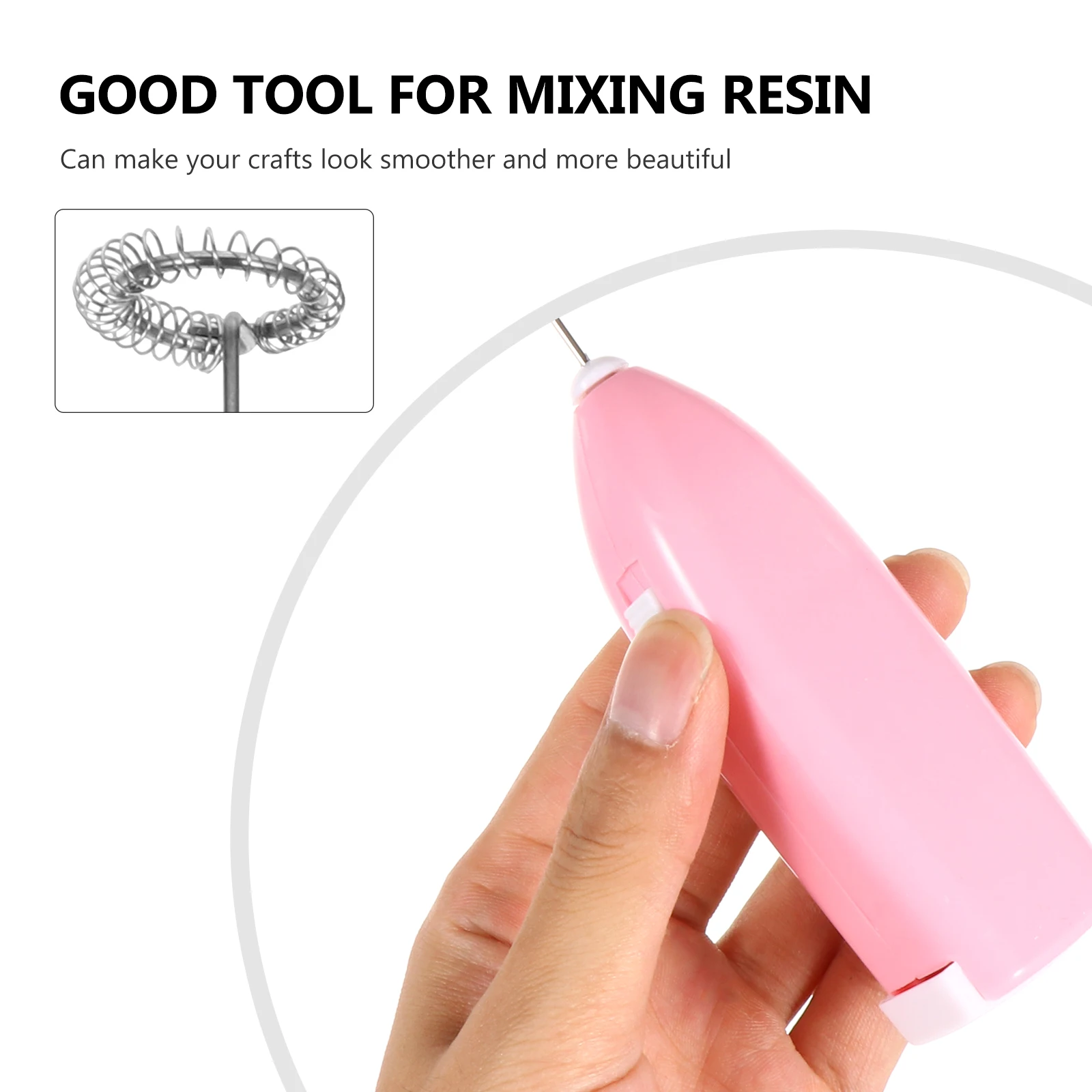 

3 pcs Handheld Mixer Electric Epoxy Stirrer Mixing Paddle Sticks Wand DIY Crafts Tumbler Resin Tool Teaching Equipment