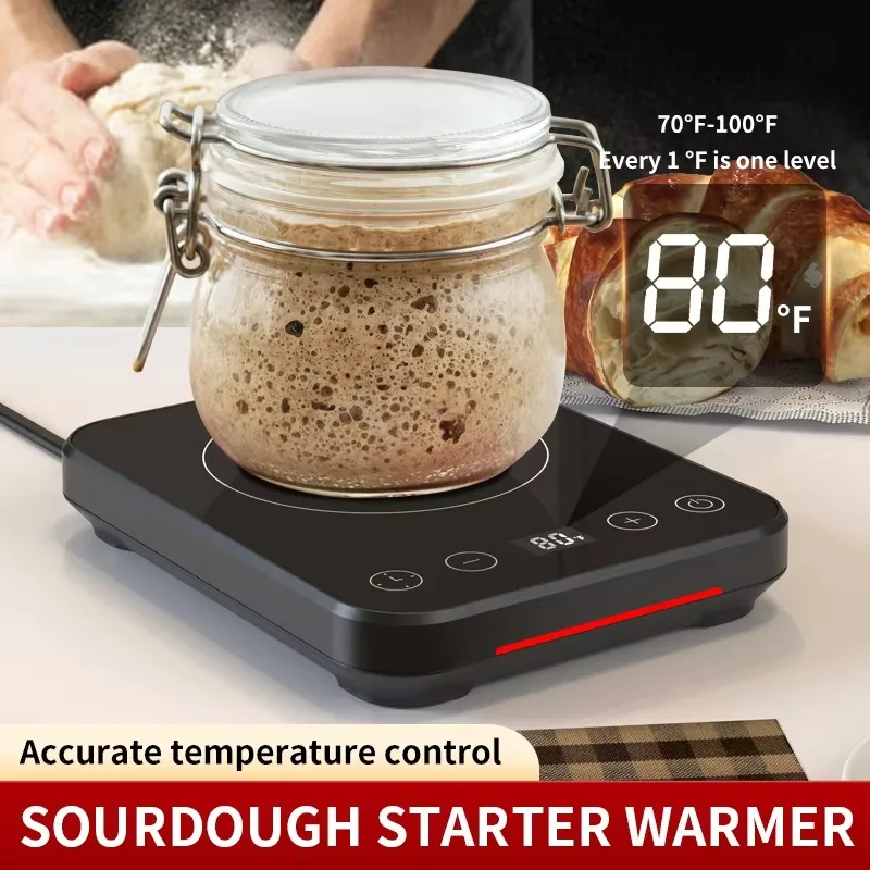 Portable Digital Temperature Controlled Bread Dough Lifter Square Household Kitchen Tools Fermentation Yeast Starter Heater