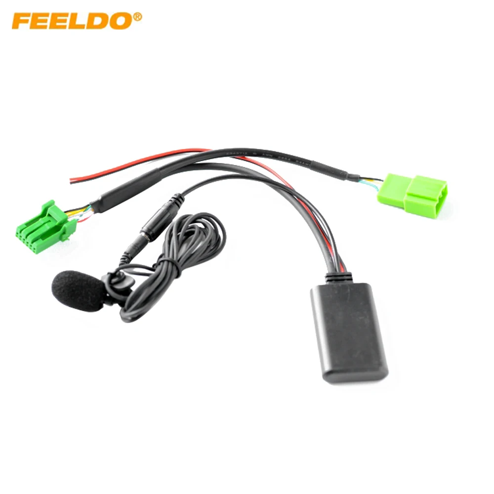 

FEELDO Car Wireless Bluetooth Module Music 12Pin AUX Adapter For Jaguar Land Rover Range Rover/Evoque/Discovery/Freelander Audio