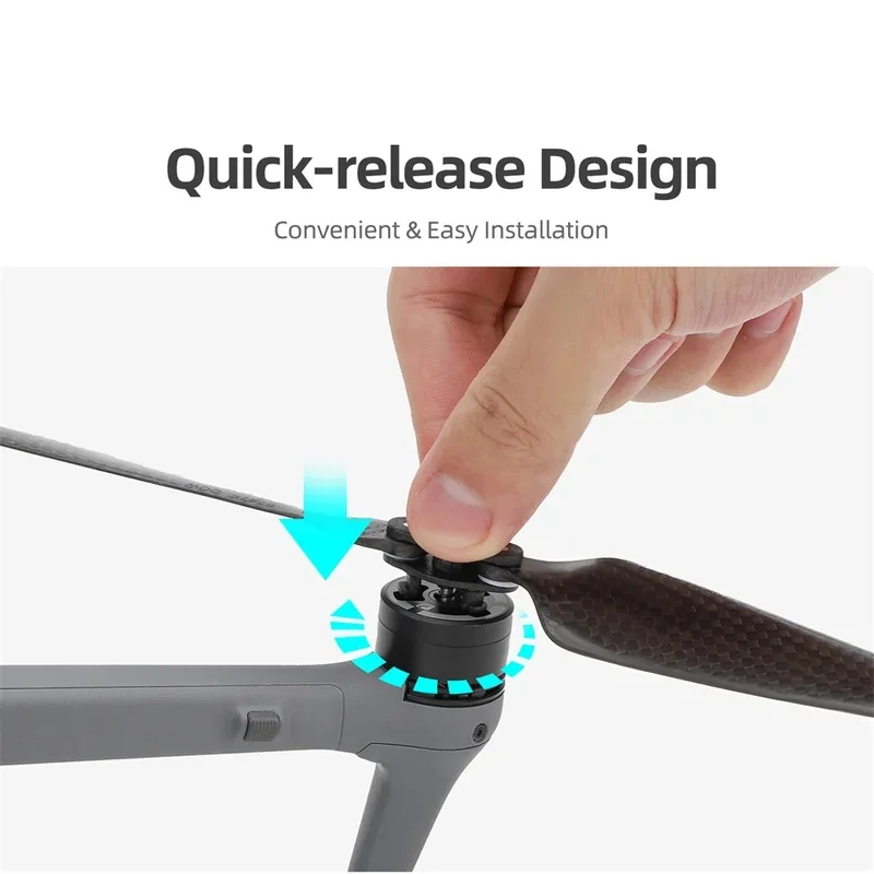 For DJI Air 3 Drone Carbon Fiber Propeller Hard Durable Lightweight Propellers Foldable Props Blades Accessories for DJI Air 3 - view 4