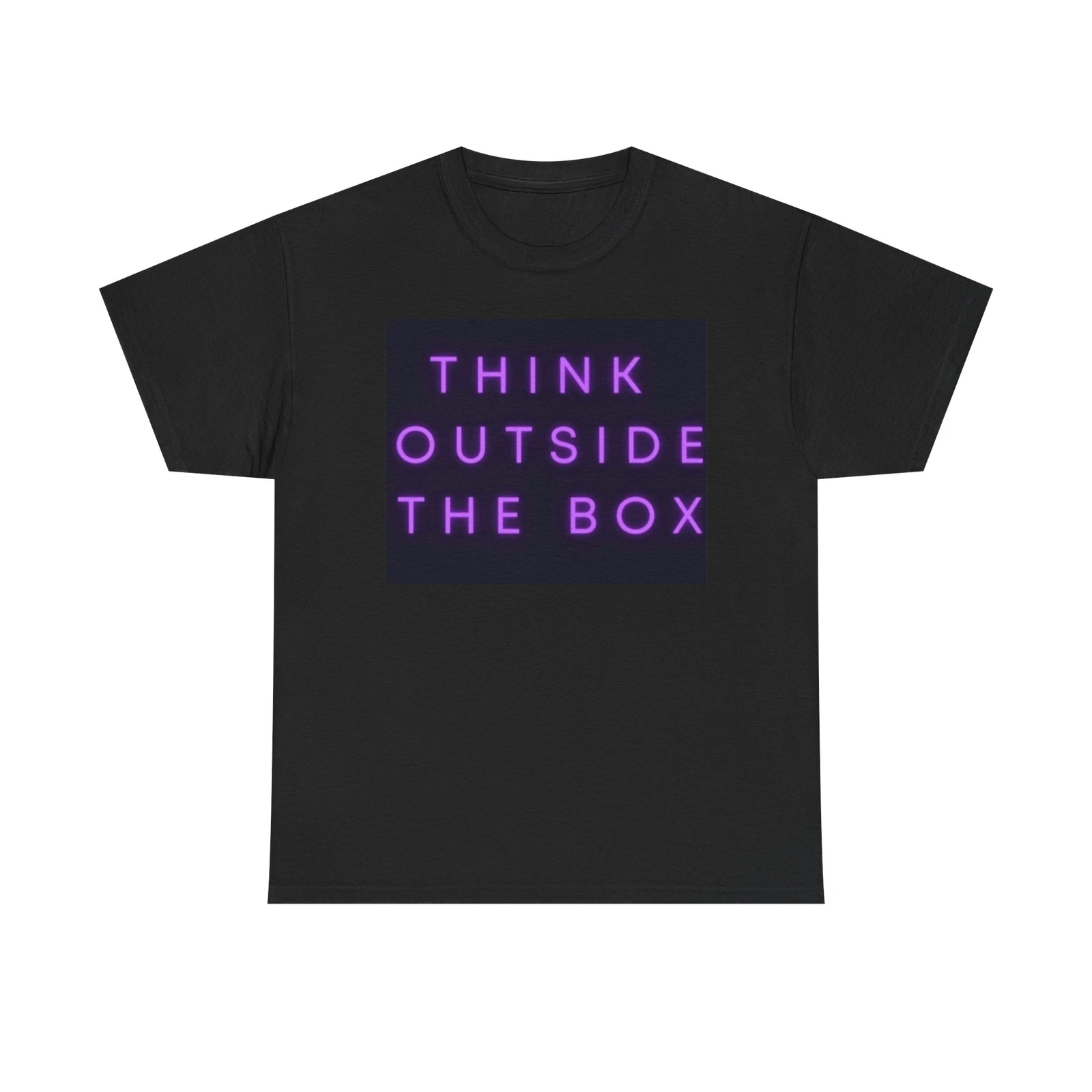 

Think Outside The Box Graphic T Shirt Motivation Unisex Heavy Cotton Tee
