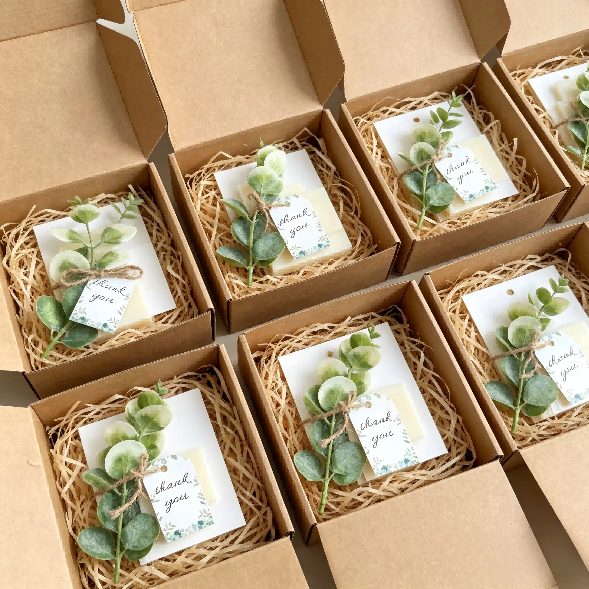 20 Sets Soap Packs Mini Soap Favors, White Hand Soaps Packs for Baby Shower Bridal Shower Wedding Gifts for Guests