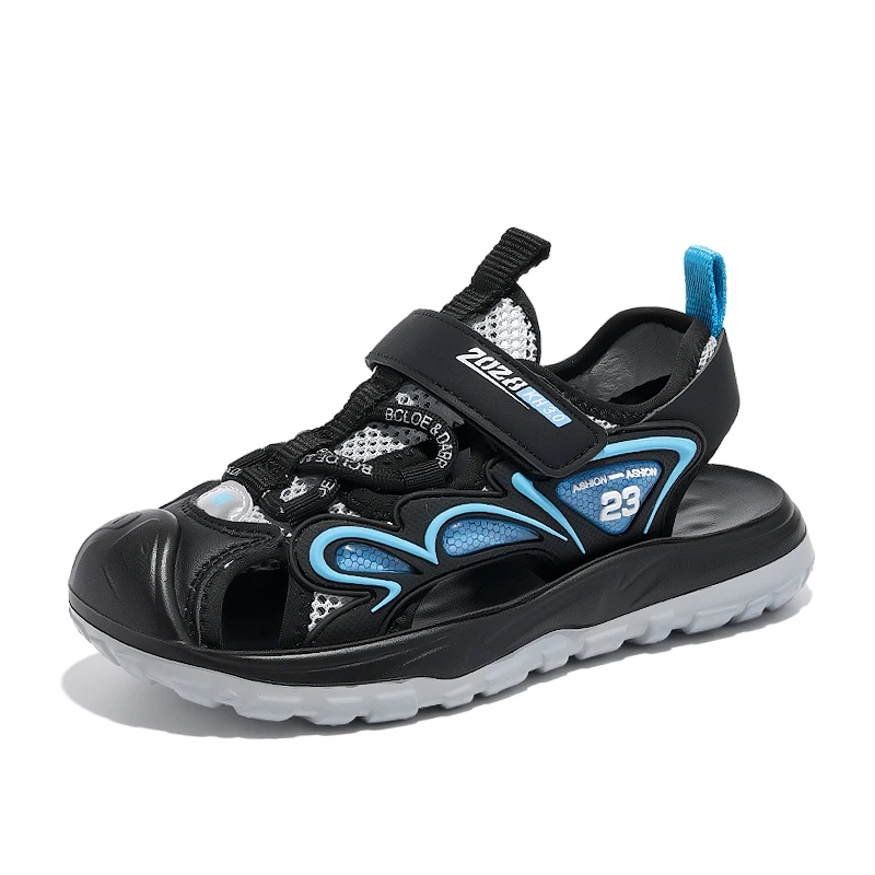 

Kids Summer Shoes Kids Sandals Breathable Boys Sandals Soft Children's Shoes Outdoor Protecting Toes Beach Sandal Water Shoes