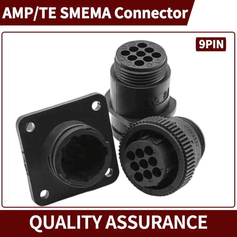 

1 Set 9Pin AMP TE SMEMA Type 183079 182922 182643 Auto Sensor Plug&Socket SMT Aviation Connector for Car