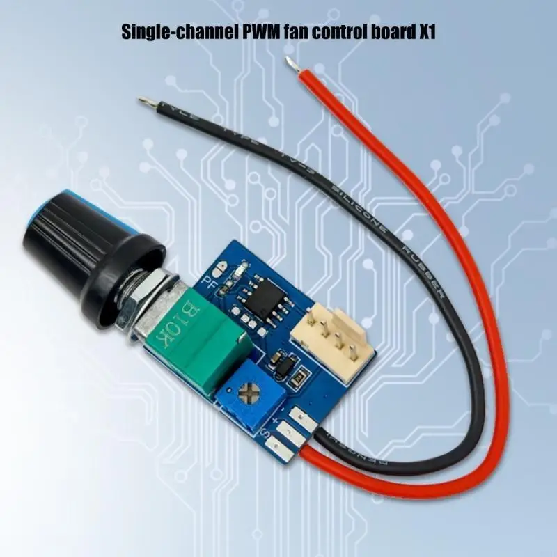 C90F 4PIN PWM 팬 속도 조정자 모듈 12V 조용한 작동 toolless 설치