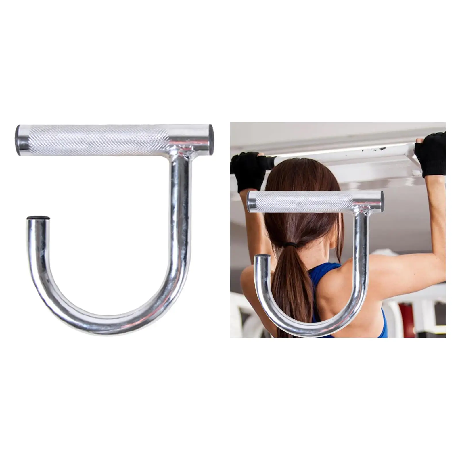 pull Down Handle Non Slip Exercise Handles Equipment Steel Seated Row  Pull Down Bar Attachment for Strength Training Gym