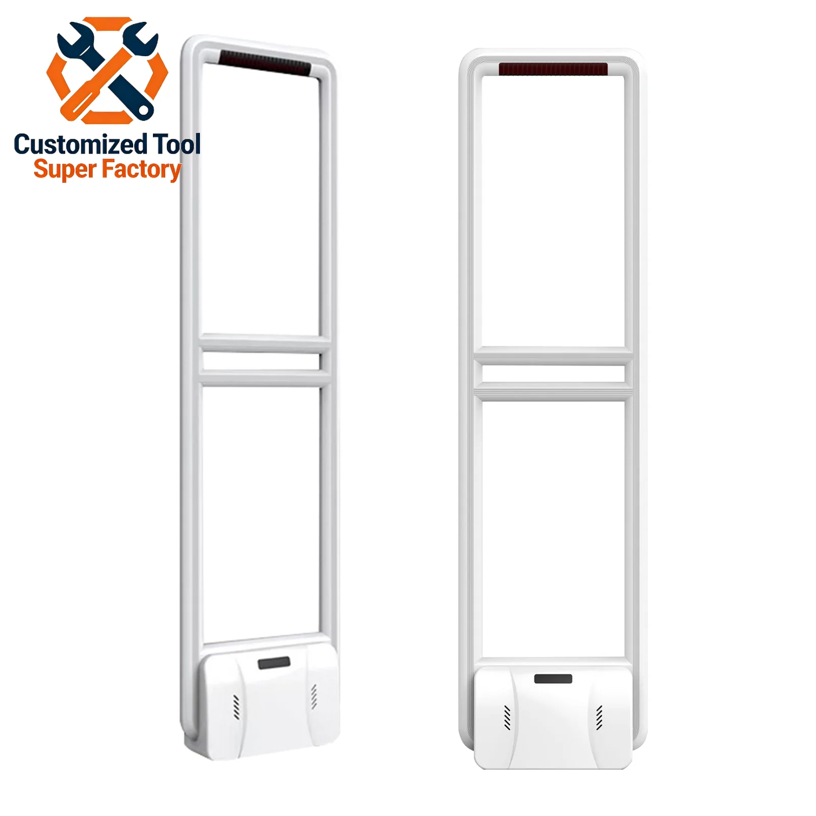 Dispositivo antirrobo para minoristas, puerta de seguridad AM de 58 kHz para la prevención de pérdidas en supermercados, sistema EAS para tiendas minoristas contra el robo en tiendas.