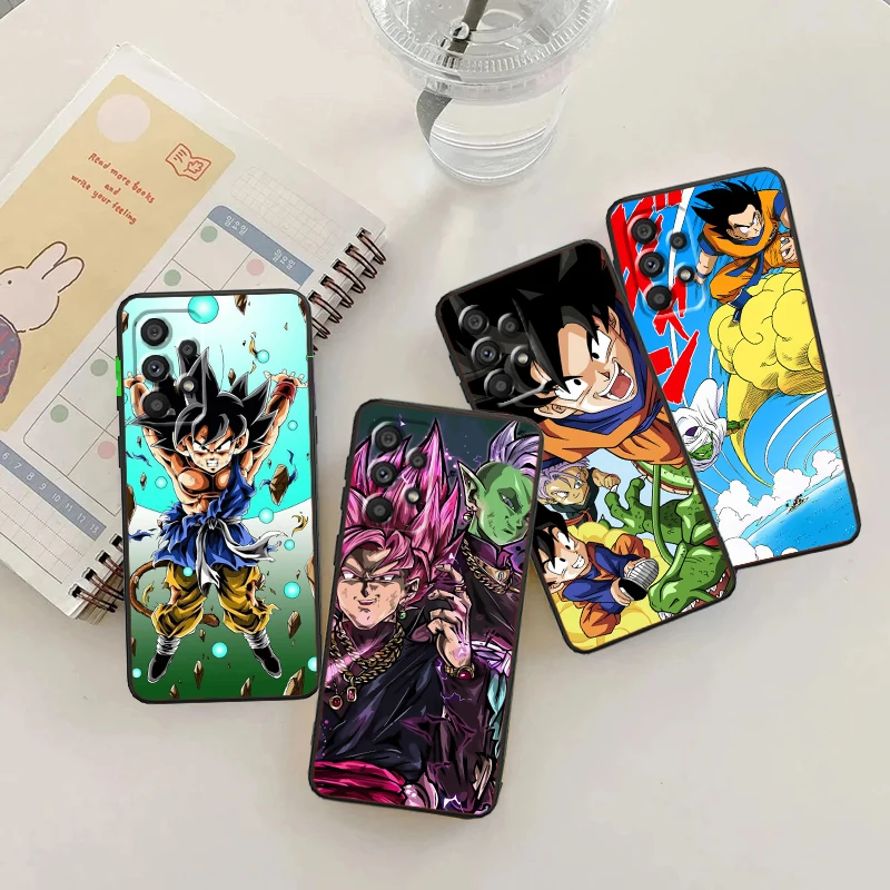 Anime DB-D-Dragons B-Balls Cool For Samsung A53 A52 A33 A32 A51 A71 A21S A13 A73 A55 A22 A23 A35 A72 A54 A12 5G Black Soft