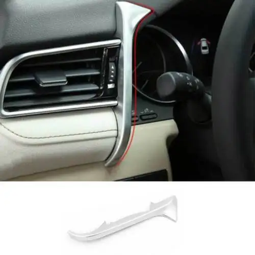 

For Toyota Camry 2018-2022 Silver Air Outlet Vent Dash AC Left Strip Trim Cover