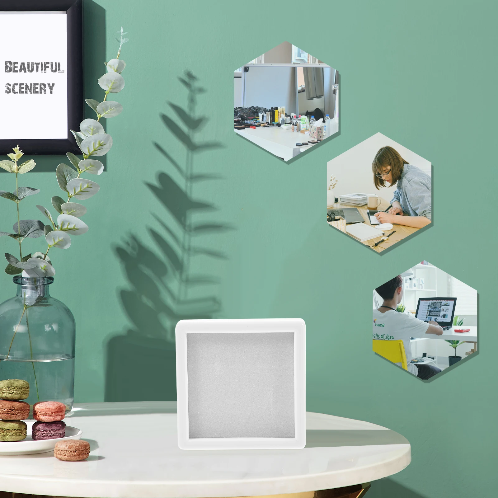 

6Pcs Gemstone Display Case Jewelry Organizer Storage Box for Rings Necklaces Earrings Brooch Pin Multipurpose Display Holder