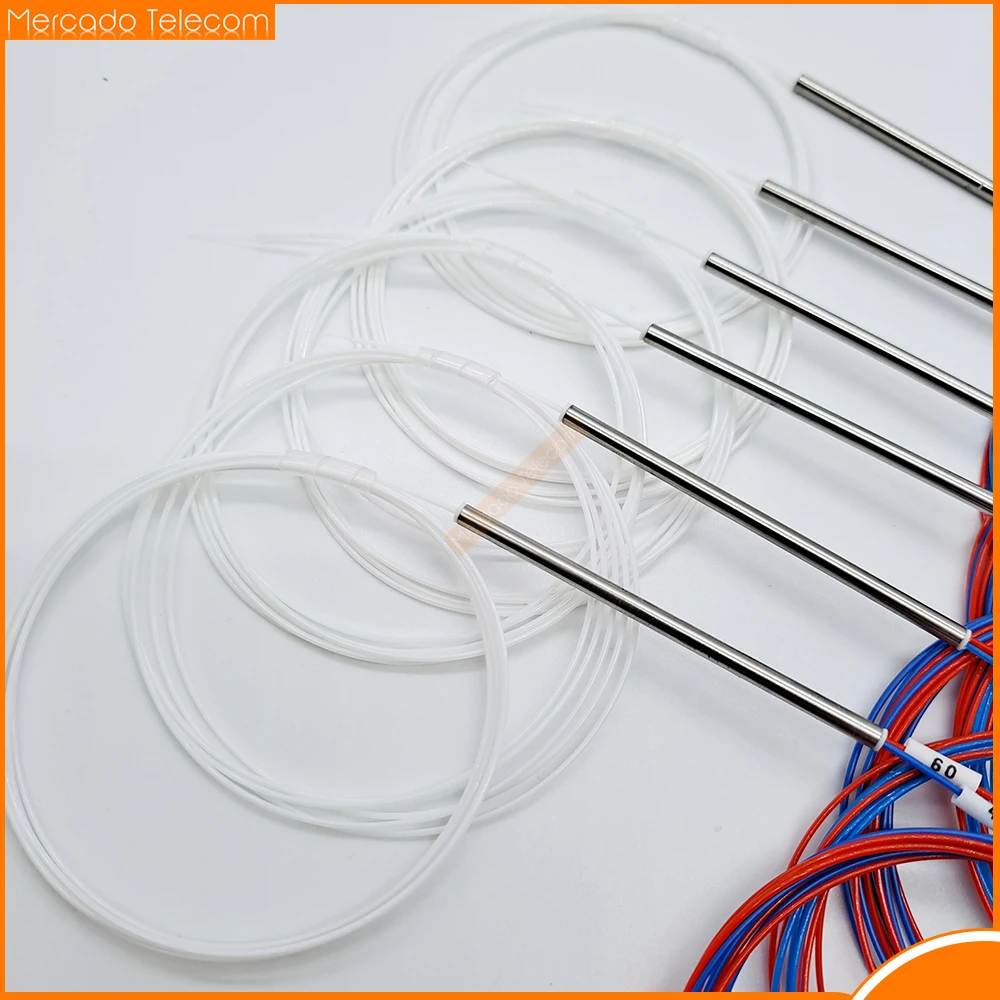 Acoplador óptico FBT, divisor sin conector 1x2, de fibra, 95/5, 90/10, 85/15, 80/20, 75/25, 70/30, 10 unidades por lote