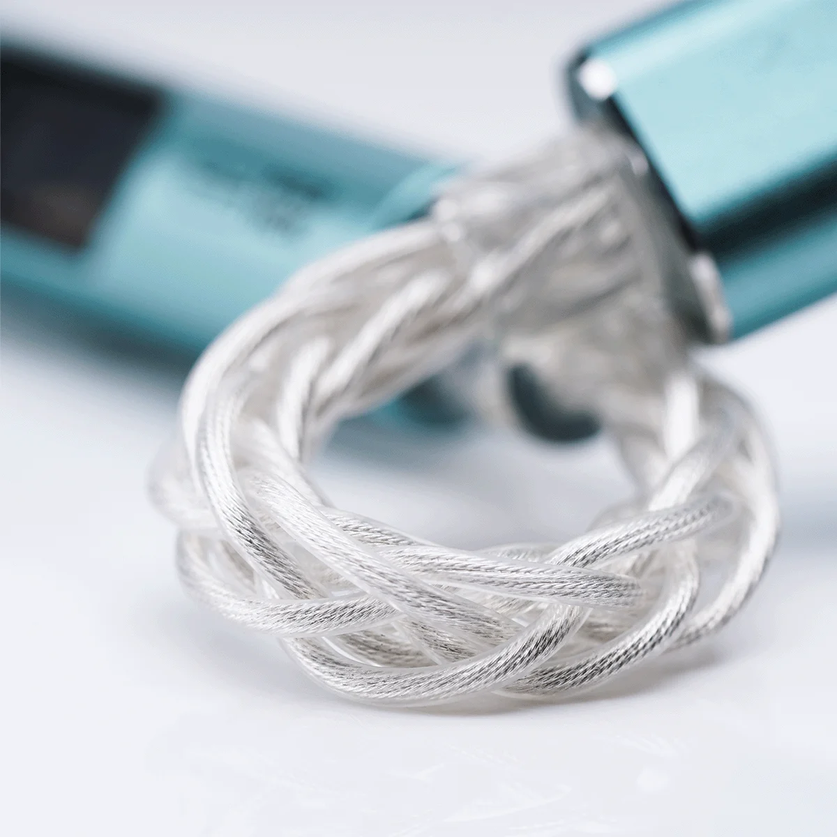 NICEHCK NK1 MAX Adapterkabel CX31993 Decodering Chip MAX97220 OP-AMP IC HiFi Draagbare Type-C DAC Versterker Verzilverde OCC Draad