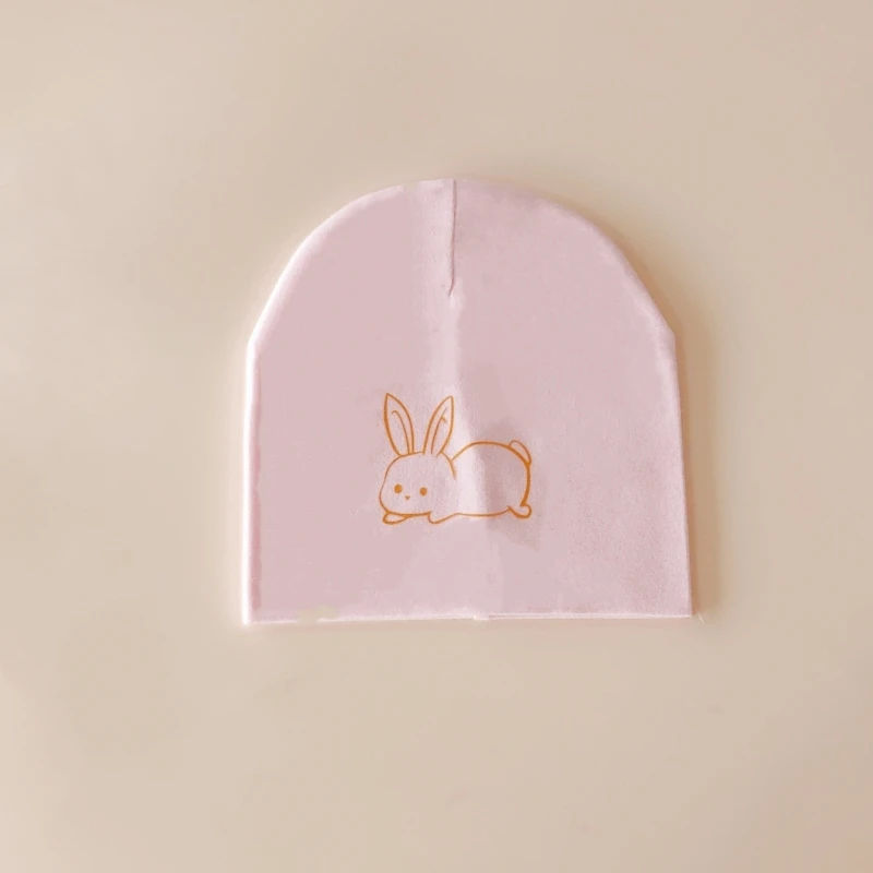 Baby Girls Cotton Cartoon Rabbit Beanie Hat Infant Cap for Newborns