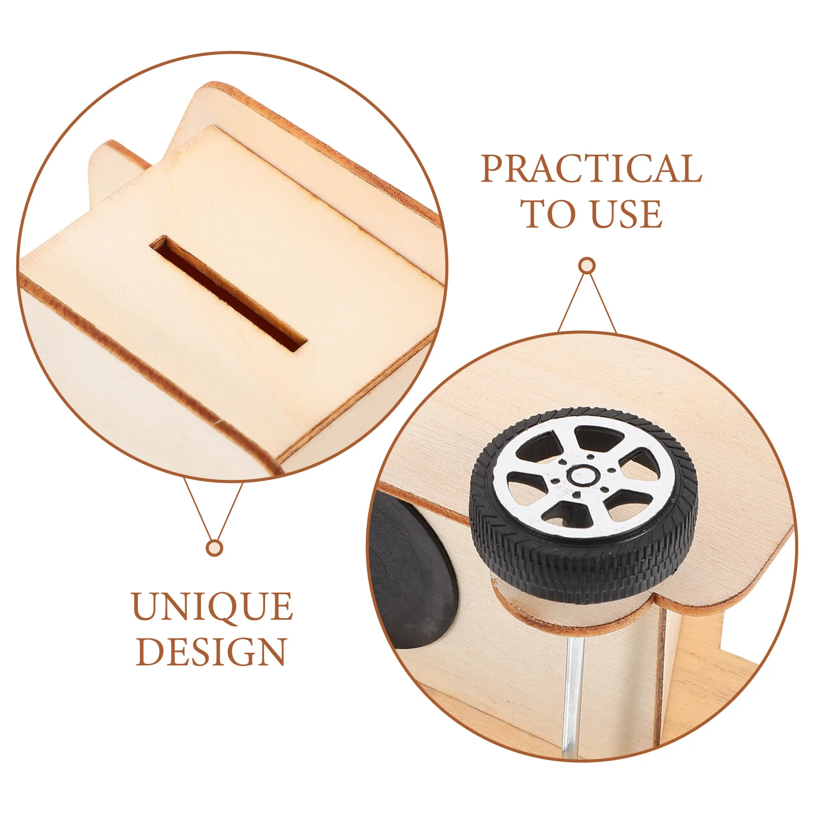 2 Stücke DIY Holz Spartopf Weiß Embryo Handmalerei Münzbank für Kinder Kreative Färbung Handwerk Pädagogisches Geschenk Entwickeln