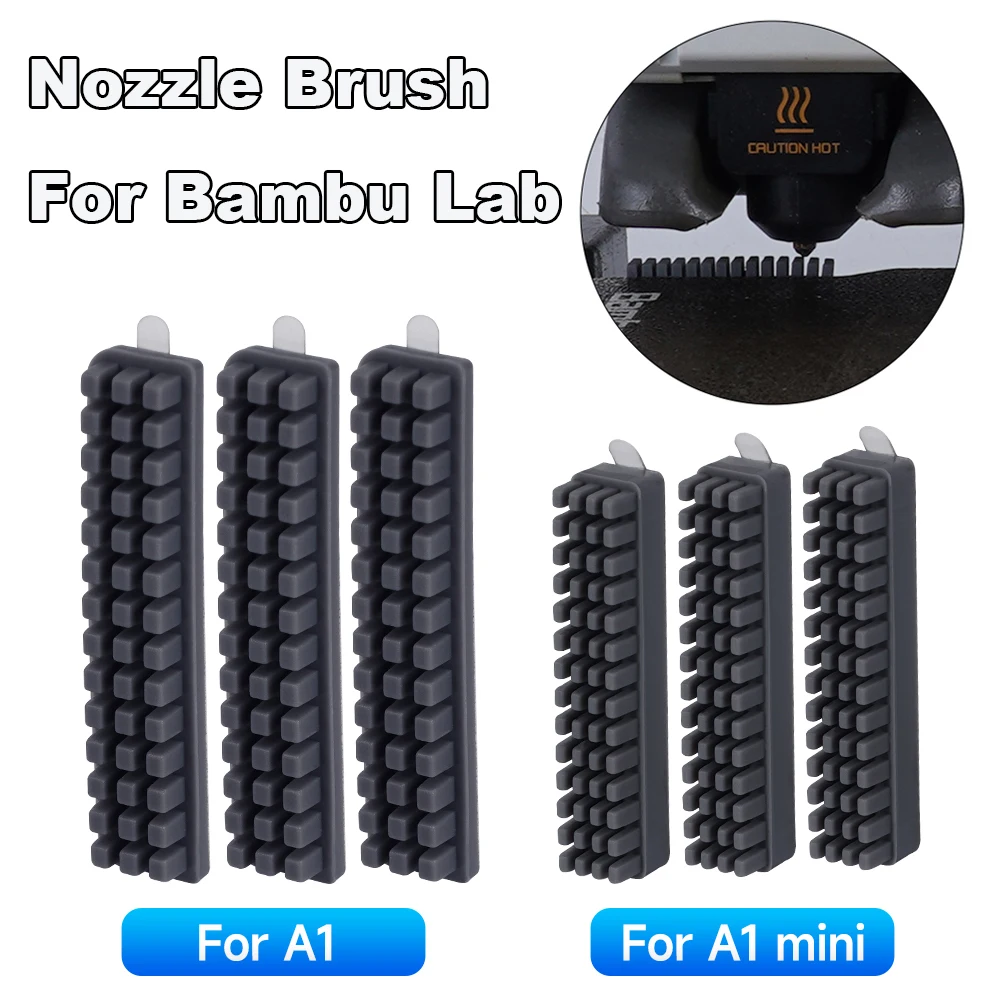

Щетка-насадка для Bambu Lab A1 A1, мини-силиконовый стеклоочиститель, скреббер с установленной на подставке, инструменты для чистки насадок Bambu Lab