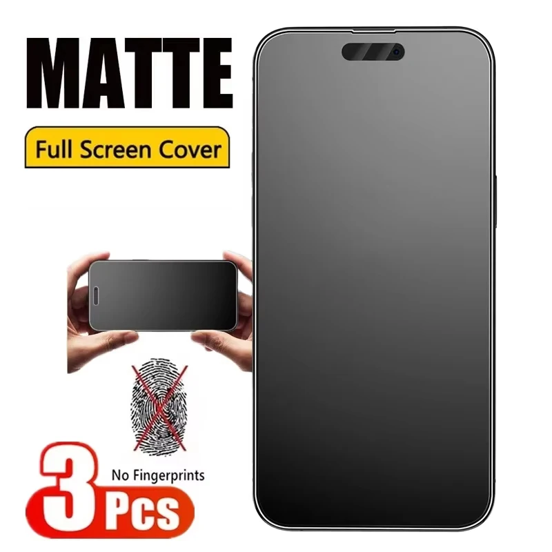 

3pcs Matte Screen Protector For Xiaomi Redmi 14C 13C 10C 12C Note 13 Pro 5G 12 11 10 9 8 10A 10s 11s 12s 9A 9C 9T Tempered Glass