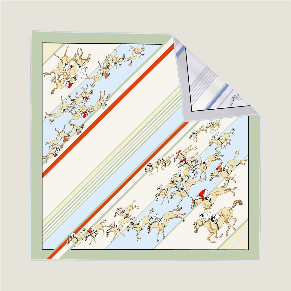 

90 см ручной скрученный саржевый шелковый шарф женский конский квадратный шарф с двойным принтом обертывания Echarpes платки Femme хиджаб