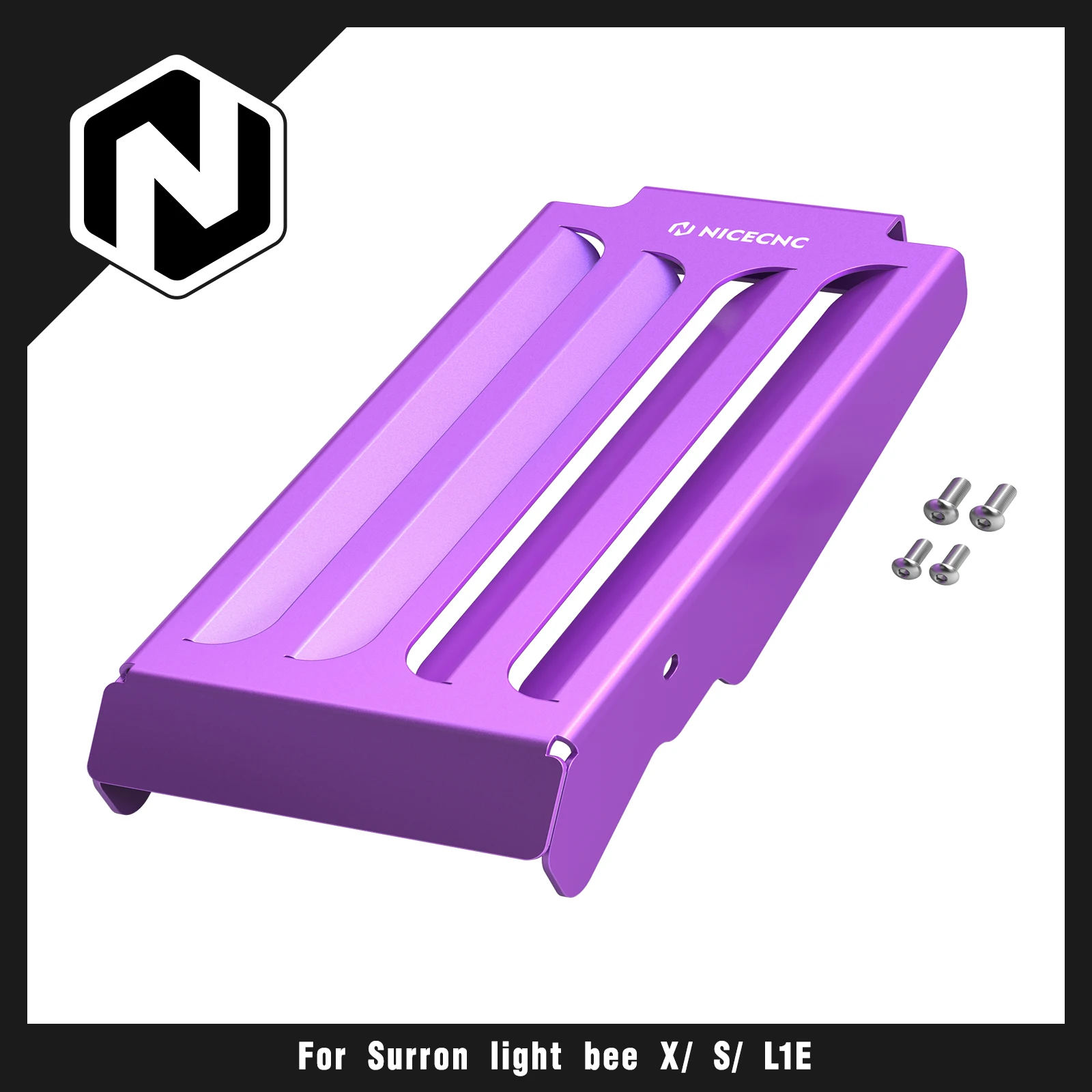 

For Surron light bee X S L1E 2024 Electric Bike Sur ron Parts Segway X160 X260 Accessories NICECNC Aluminum Controller Cover