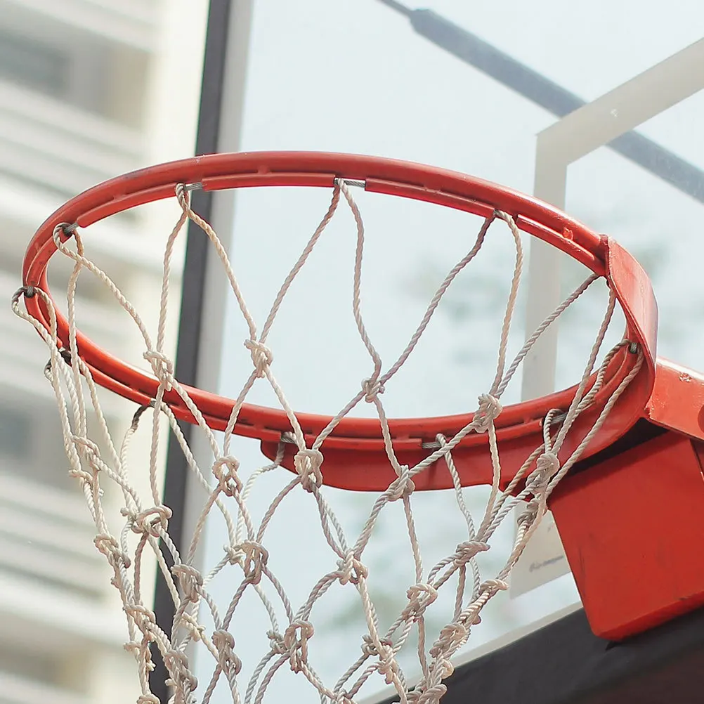2Pcs Basketball Net String Heavy Duty Nylon Ersatz Outdoor Basketball Net Draht für Standard Hoop Zubehör