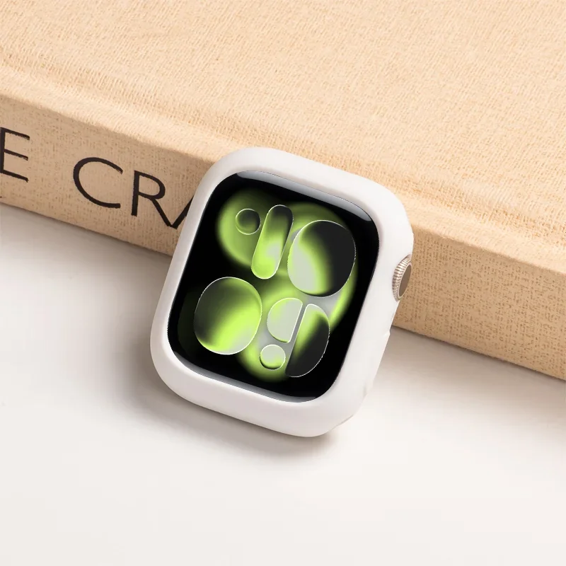 Candy Soft Silicone Case for Apple Watch Cover 46mm 42mm 49 45 41mm Protection For Iwatch Ultra2-3 Series 11 10 9 8 7 6 Se Armor
