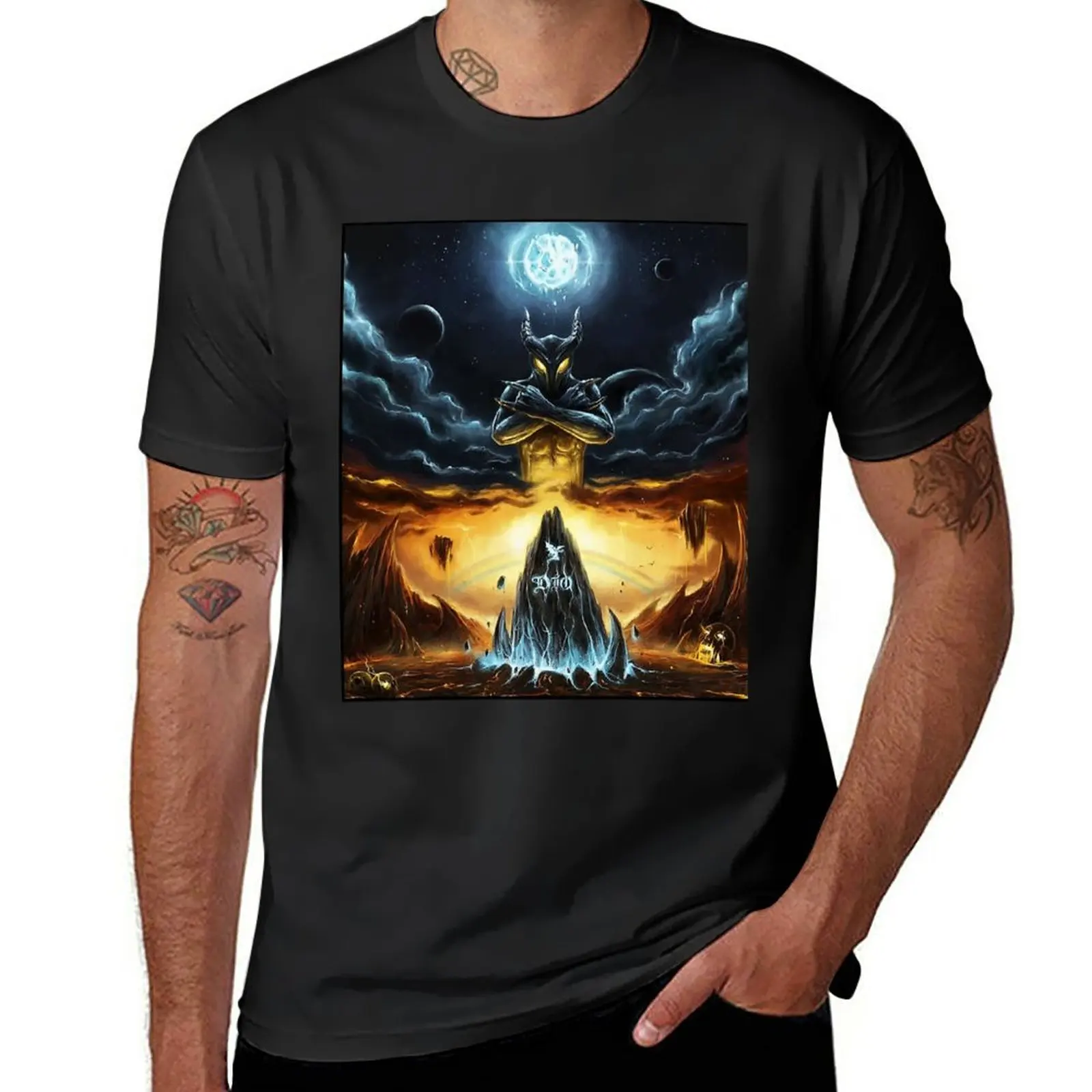 New For Men Women Ronnie James Dio Gift For Halloween T-Shirt Blouse T-shirt short mens t shirts casual stylish