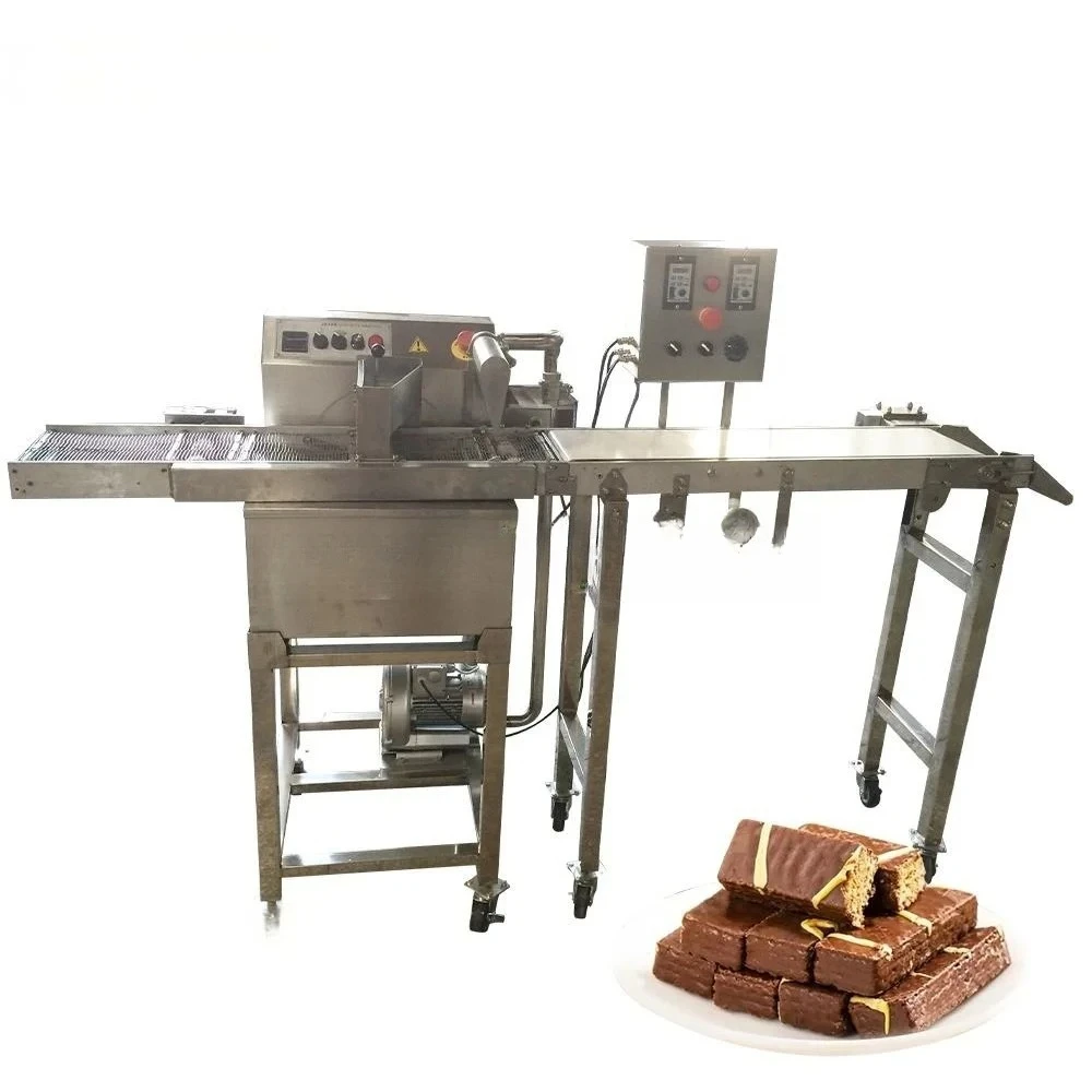 #New Full Automatic Electric Industrial Chocolate Coating Machine Commercial Plant Manufacturing Chocolate From Nuts