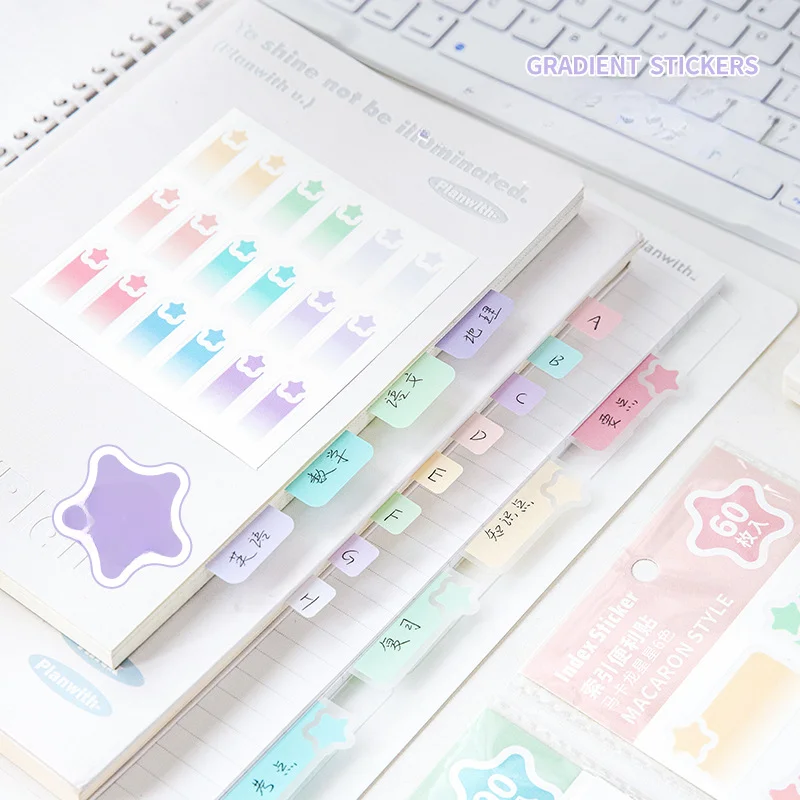 Gradual Change Index Stickers Notes Sticky Post-it Notes Planner Stickers  Stationery Business Supplies