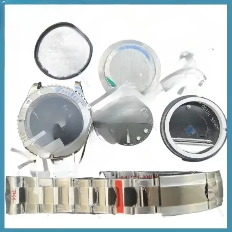 forAssembled watch accessories case adapted to Seagull Swiss ETA2824 3135 movement 904 steel case 40MM