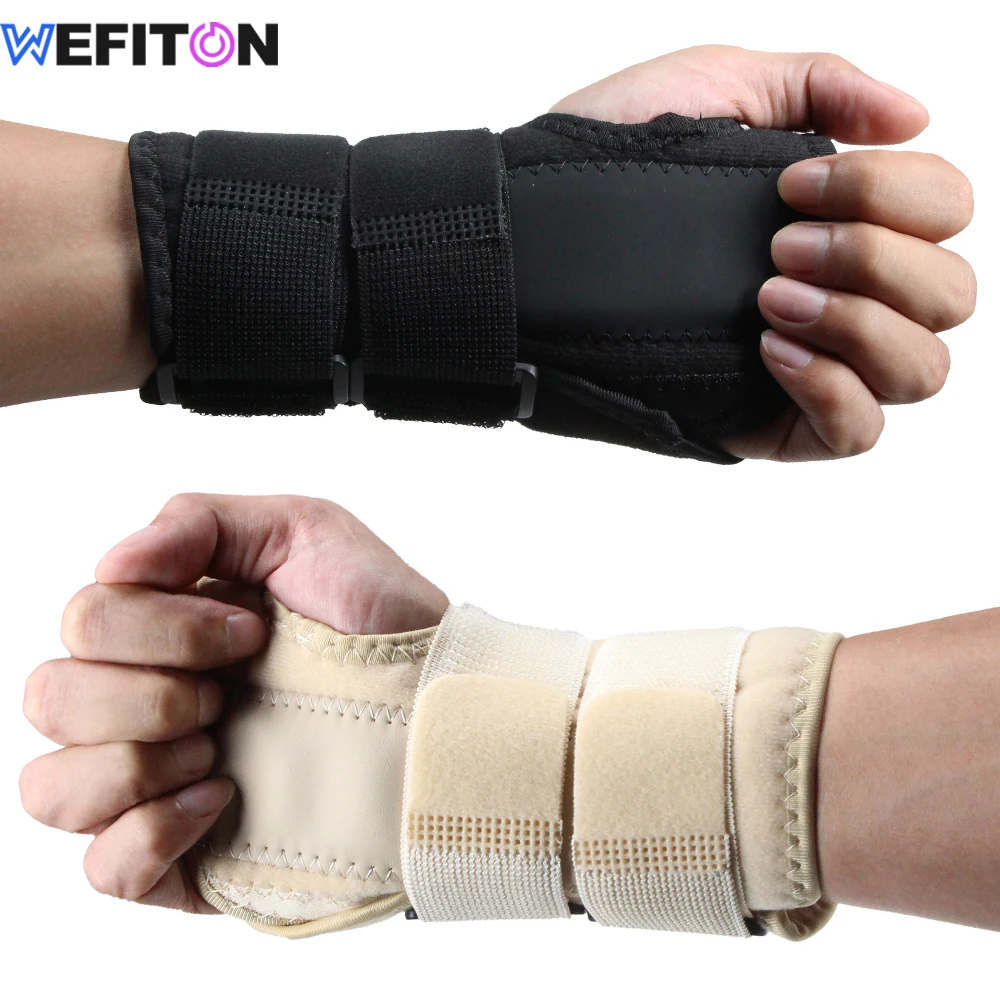 1PC Wrist Brace Carpal Tunnel,Adjustbale Wrist Support &Metal Splint Stabilizer,Night Sleeep Hand Brace for Women Men,Left Right