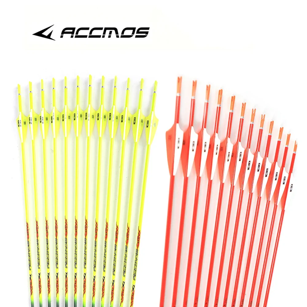 6/12pcs Pure Carbon Arrow ID 4.2mm 32 inch Spine 400 500 600 700 800 900 1000 for Archey Shooting Hunting