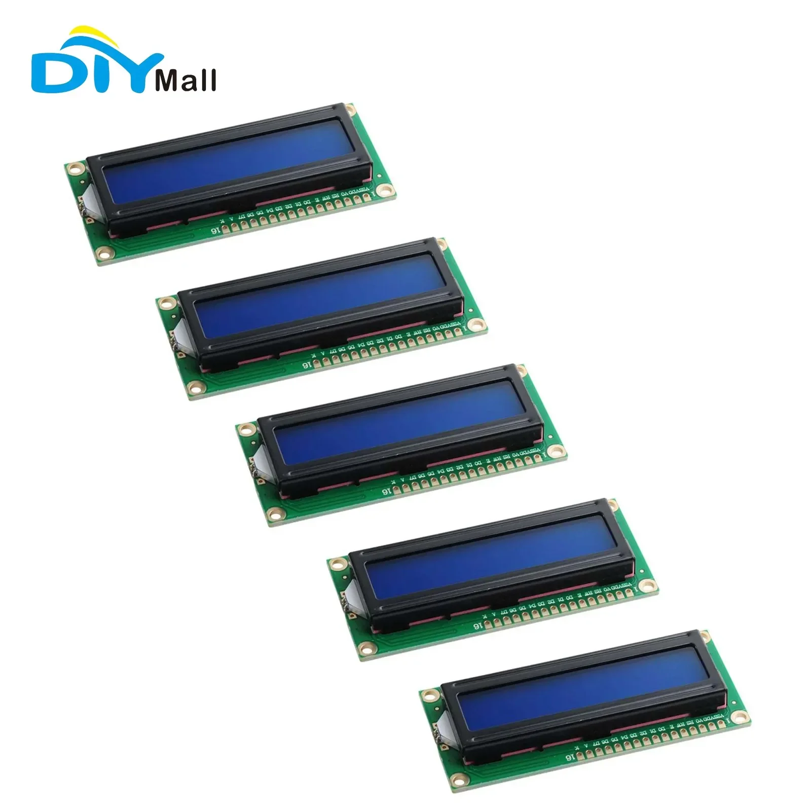 LCD1602 1602 LCD Module Blu Screen 16x2 Character LCD Display PCF8574T PCF8574 IIC I2C Interface 5V for arduino