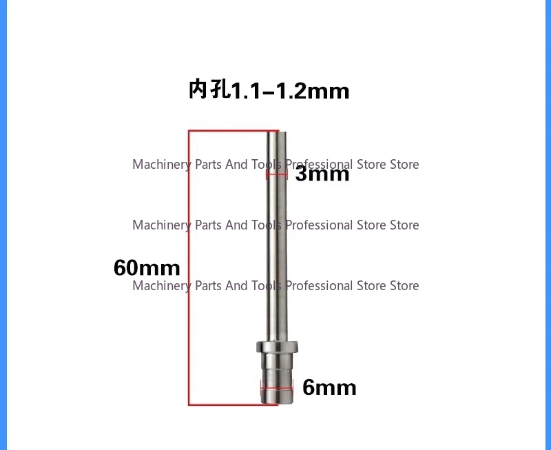 Piercing Machine Guide Taiwan Punching Machine Guide Nozzle Elongated Slender Eye Mold 6 * 3 * 60 Fine Holes