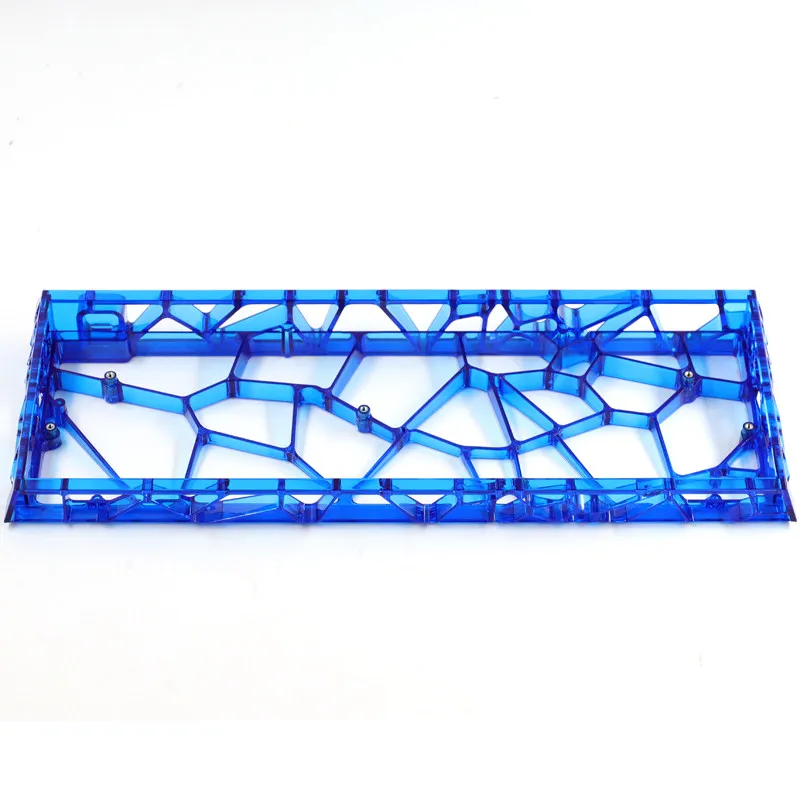 Y300 Keyboard Shell GH60 Customization Hollow Transparent PC Keyboard Case for Ergonomic Game Mechanical Keyboard Accessories