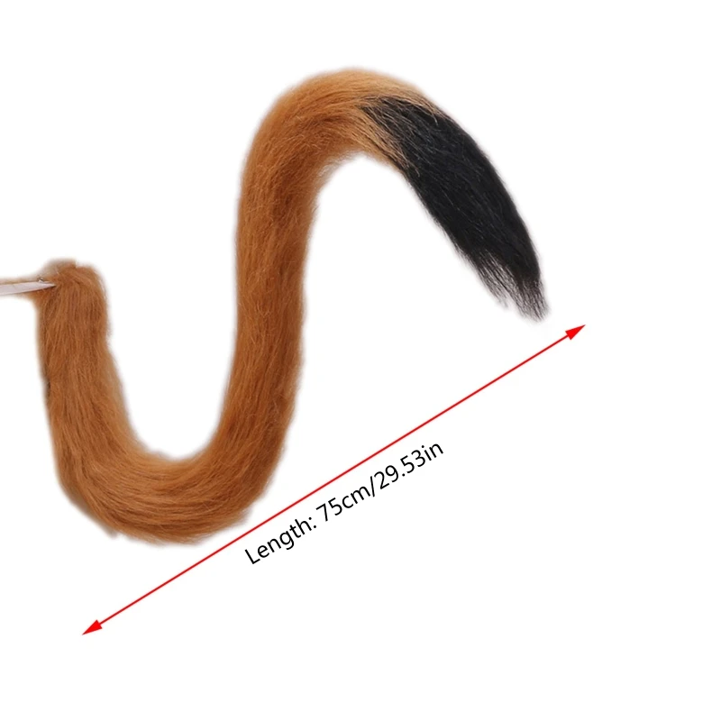 성인 어린이 코스프레 롱 테일 멋진 드레스 액세서리 의상 애니메이션 푹신한 고양이 꼬리 할로윈 파티 의상 Dropshipping