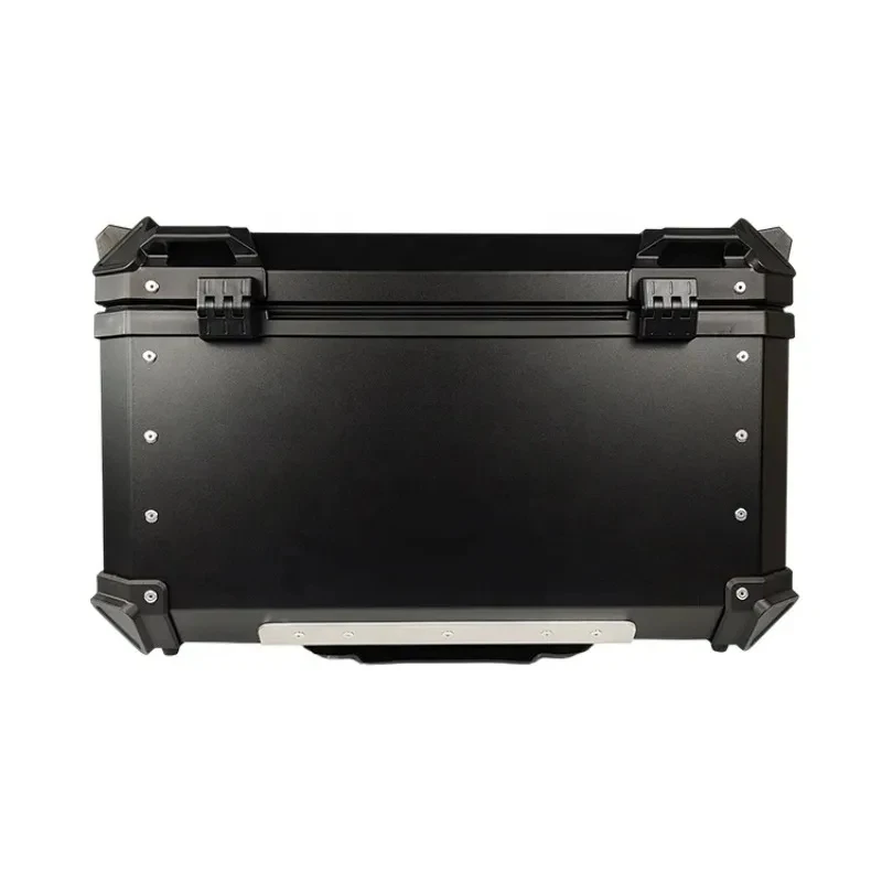 Factory Hot Selling 65L Black Motorcycle Trunk Aluminum Tail Boxes Top Motorcycles