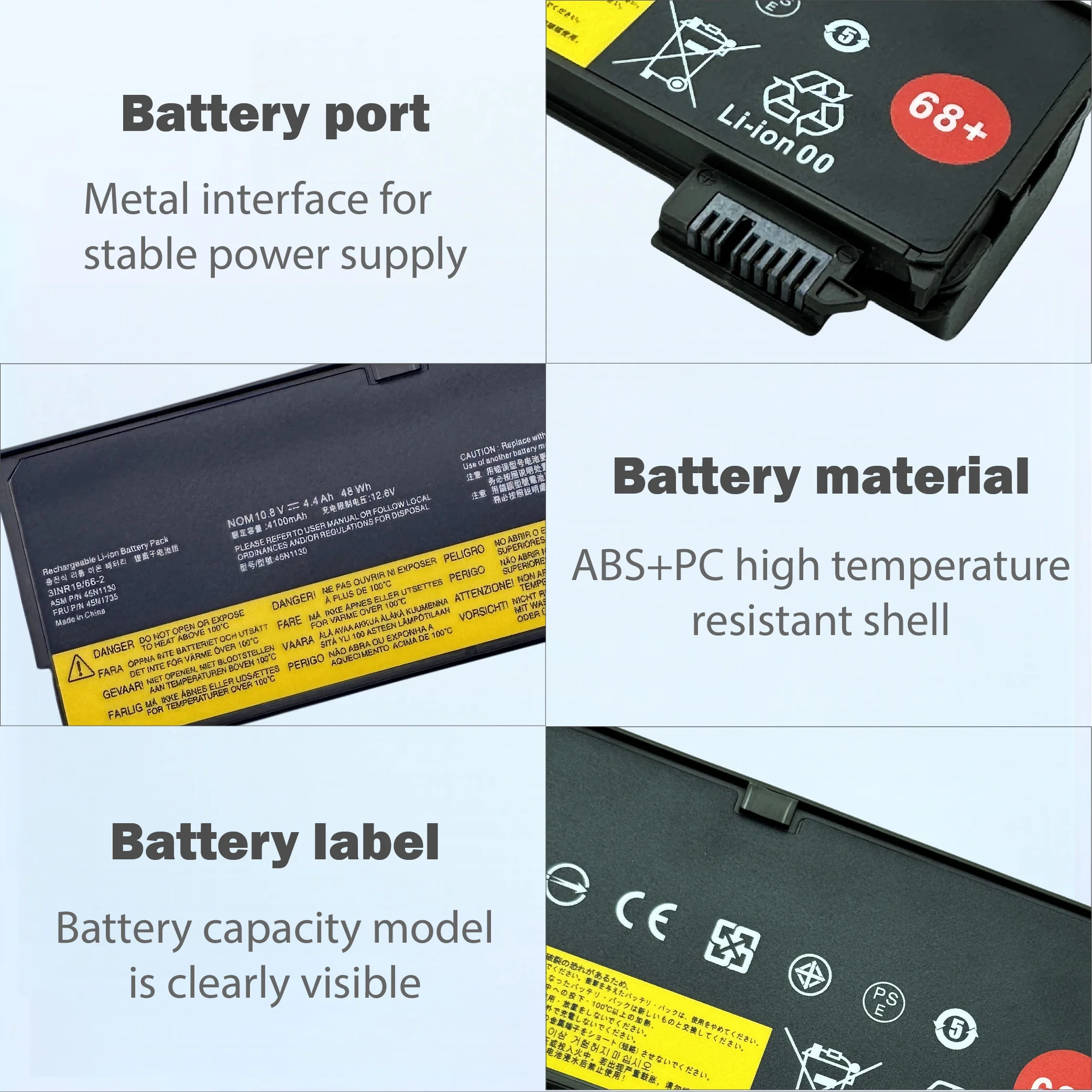 45N1130 Battery for Lenovo ThinkPad X240 T440 T440s W550s 45N1127 45N1128