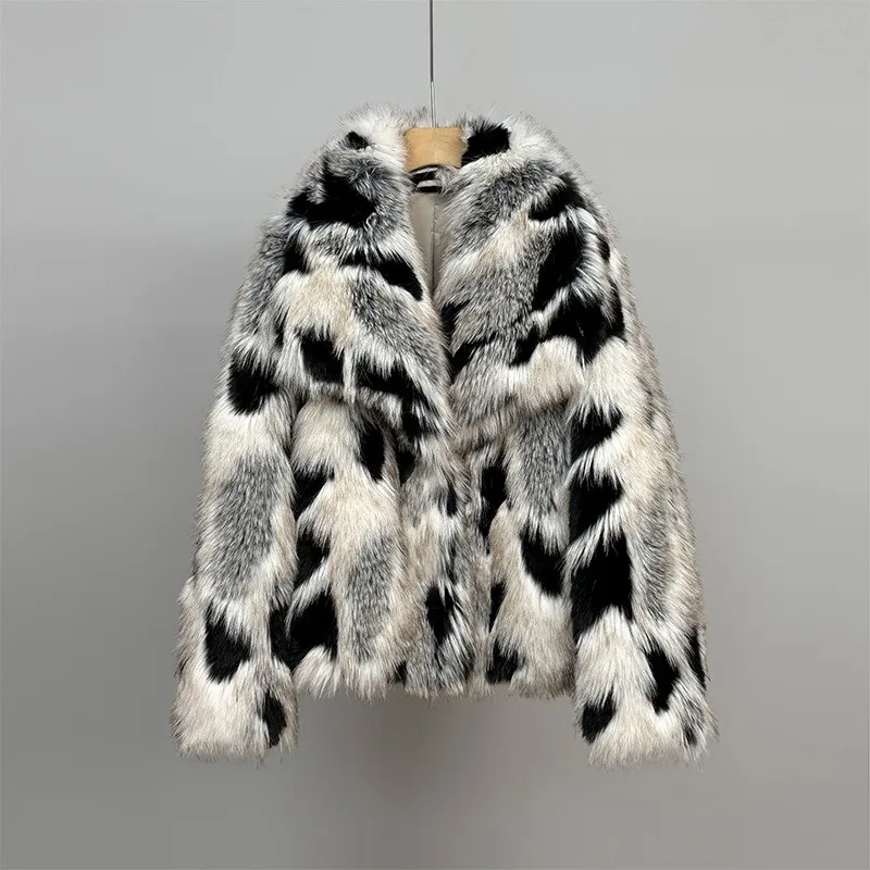 Cross-border Style Fox Fur Eco-friendly Fur Coat Women Fashion Versatile, The Same Style As The Blogger's Trendy and Stylish Top