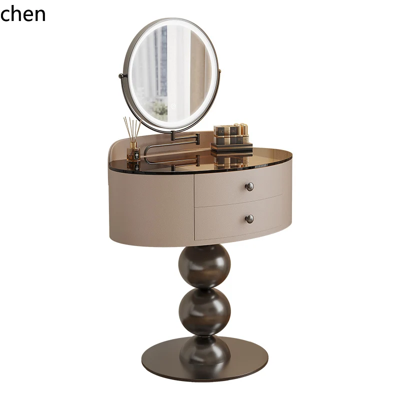 

ZML Solid Wood Mini Dressing Table Bedroom Modern Minimalist Small Apartment Makeup Table Makeup Desk