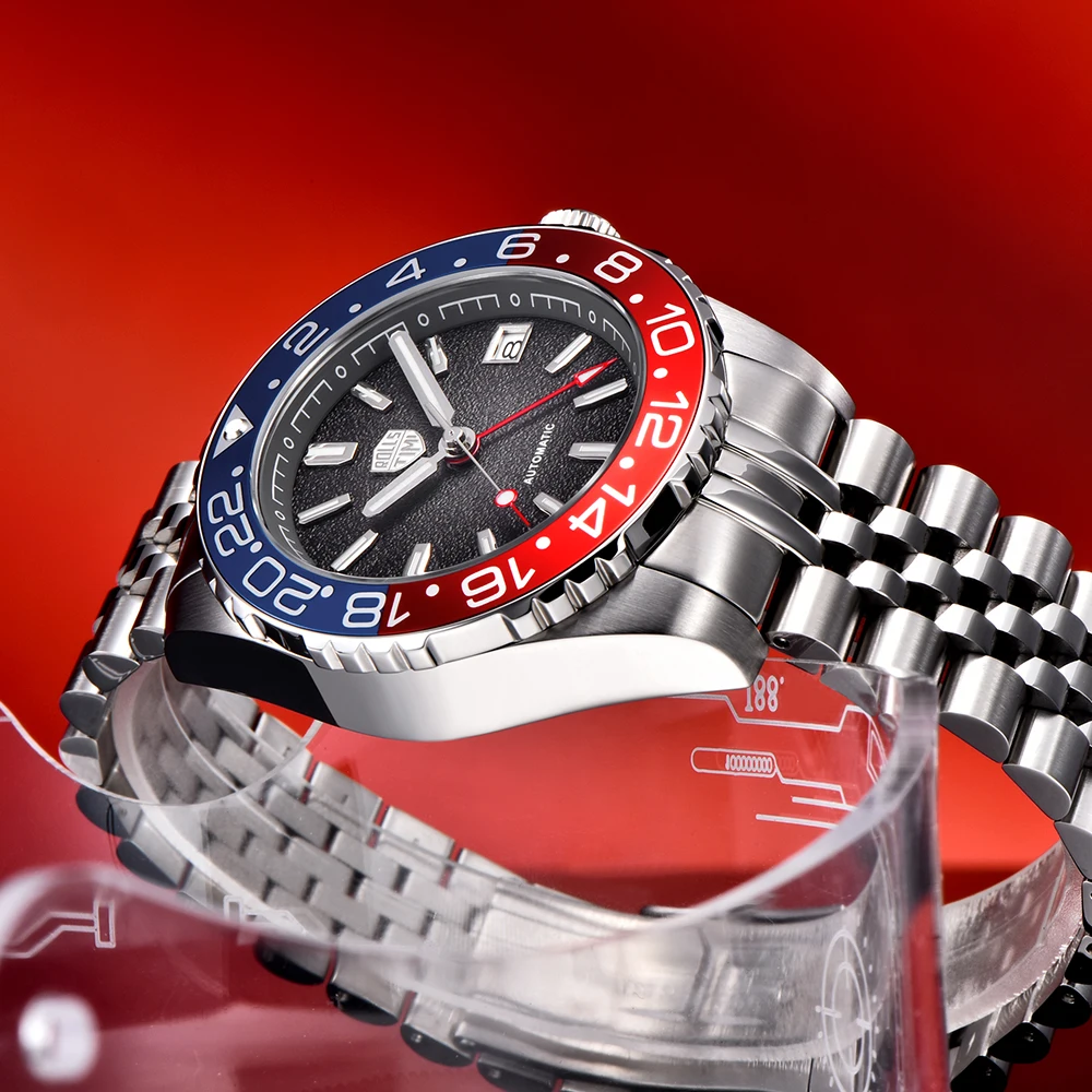 RollsTimi 2025 Orologio da uomo nuovo Regalo Orologi meccanici per uomo Orologio da polso automatico Orologio sportivo con specchio in zaffiro in acciaio inossidabile