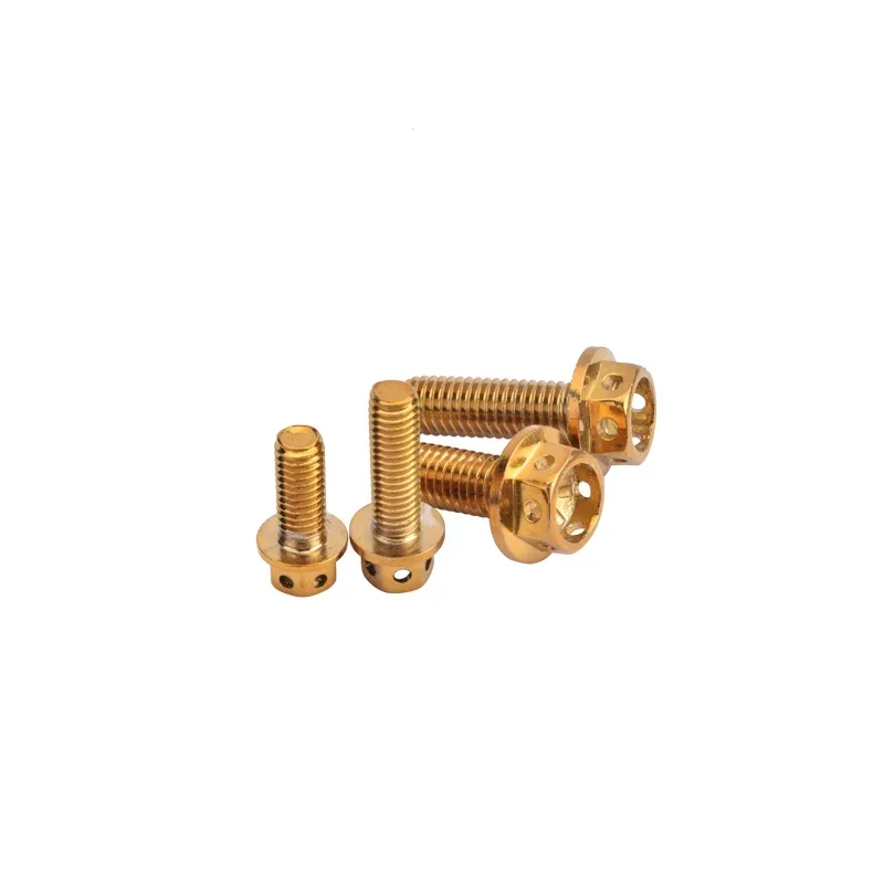 M4 M5 M6 M8 M10 304 Hex Hexagon Socket Screws Alloy Steel Titanium Plating Gold Screw Length