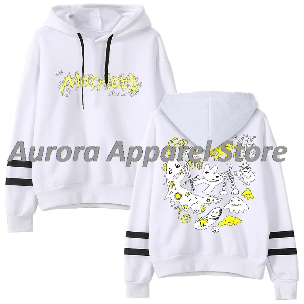 بلوفر جيمس ماريوت للهالوين لا تخبر الكلب ميرش بغطاء للرأس بدون جيوب وقضبان متوازية وأكمام ملابس الشارع الشهير #3