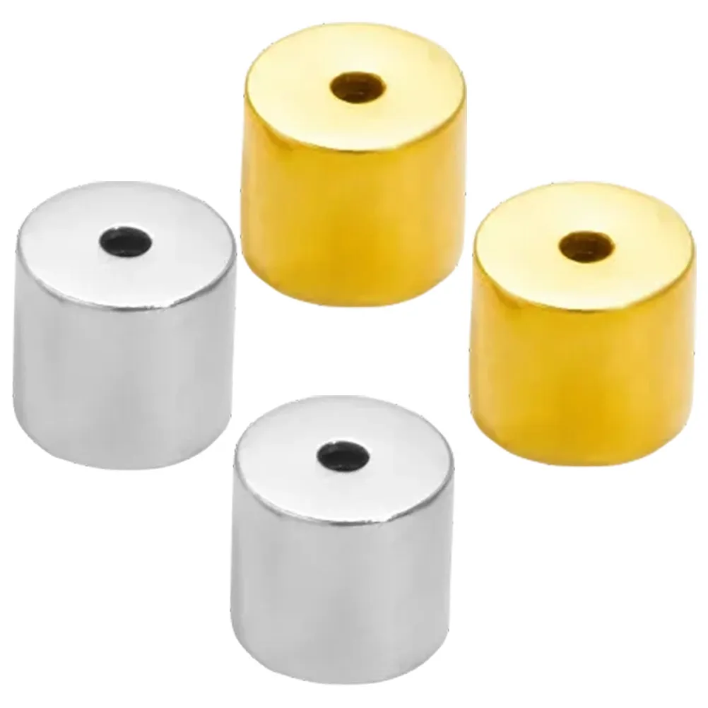 2Pairs Ear Plug Accessories Comfortable Skin Friendly Titanium Steel Locking Earring Backs Replacement for Pierced Studs Secure