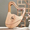 Holz 21 String Harfe 27 String Klang therapie profession elle tragbare Lyar Meditation Harfe Anfänger üben Musik instrumente 3