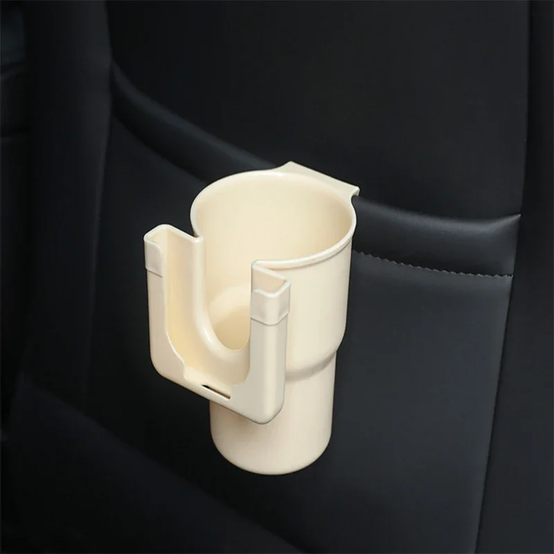 Car Cup Holder Mobile Phone Drinks Trash Can Multifunctional Tea Tray Air Vent Door Back Clip Armrest Storage Interior Bucket